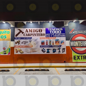 Lona montada en bastidor