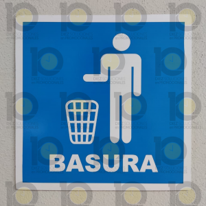 Vinil de recorte montado sobre trovicel