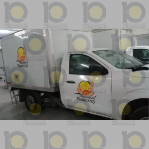 Rotulación de vinil impreso suajeado