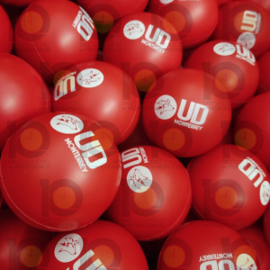 Pelotas antiestrés con tampografía